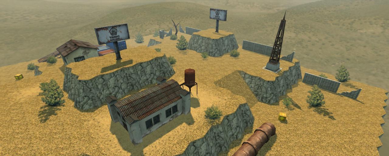 3D坦克空中楼阁地图