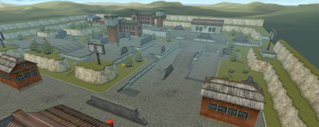 3D坦克红色警戒地图