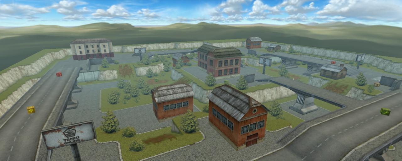 3D坦克路桥大战地图