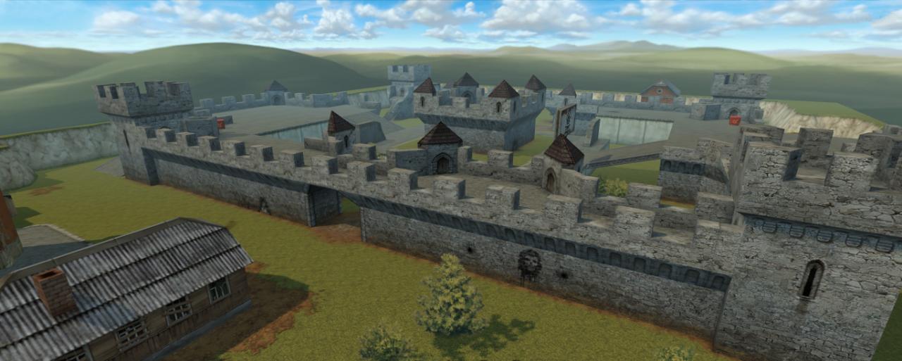 3D坦克黑色城堡-1地图