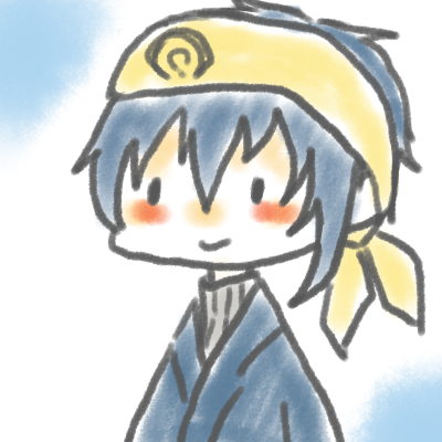 刀剑乱舞三日月宗近Q版淡彩头像