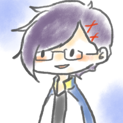 戴眼镜的刀剑乱舞明石国行Q版淡彩头像