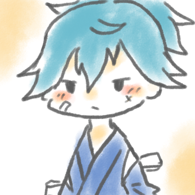 刀剑乱舞小夜左文字Q版淡彩头像