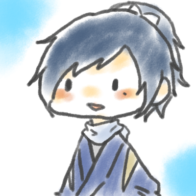 刀剑乱舞大和守安定Q版淡彩头像