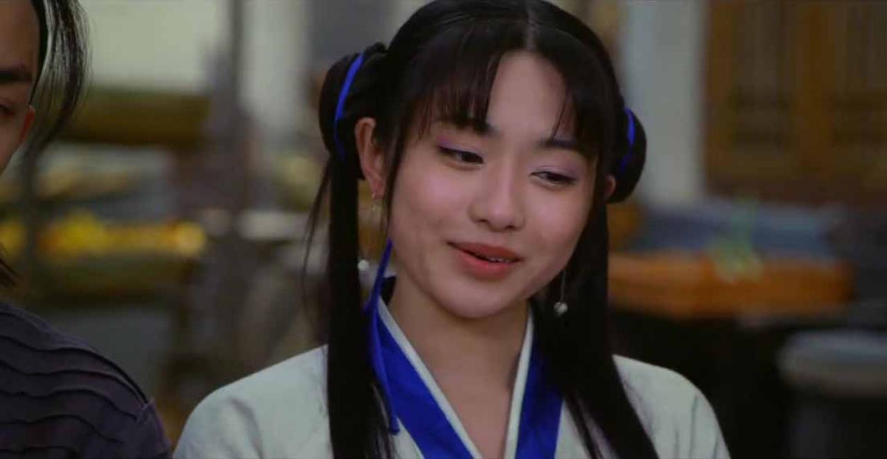 孙雪宁扮赵灵儿与李逍遥谈心