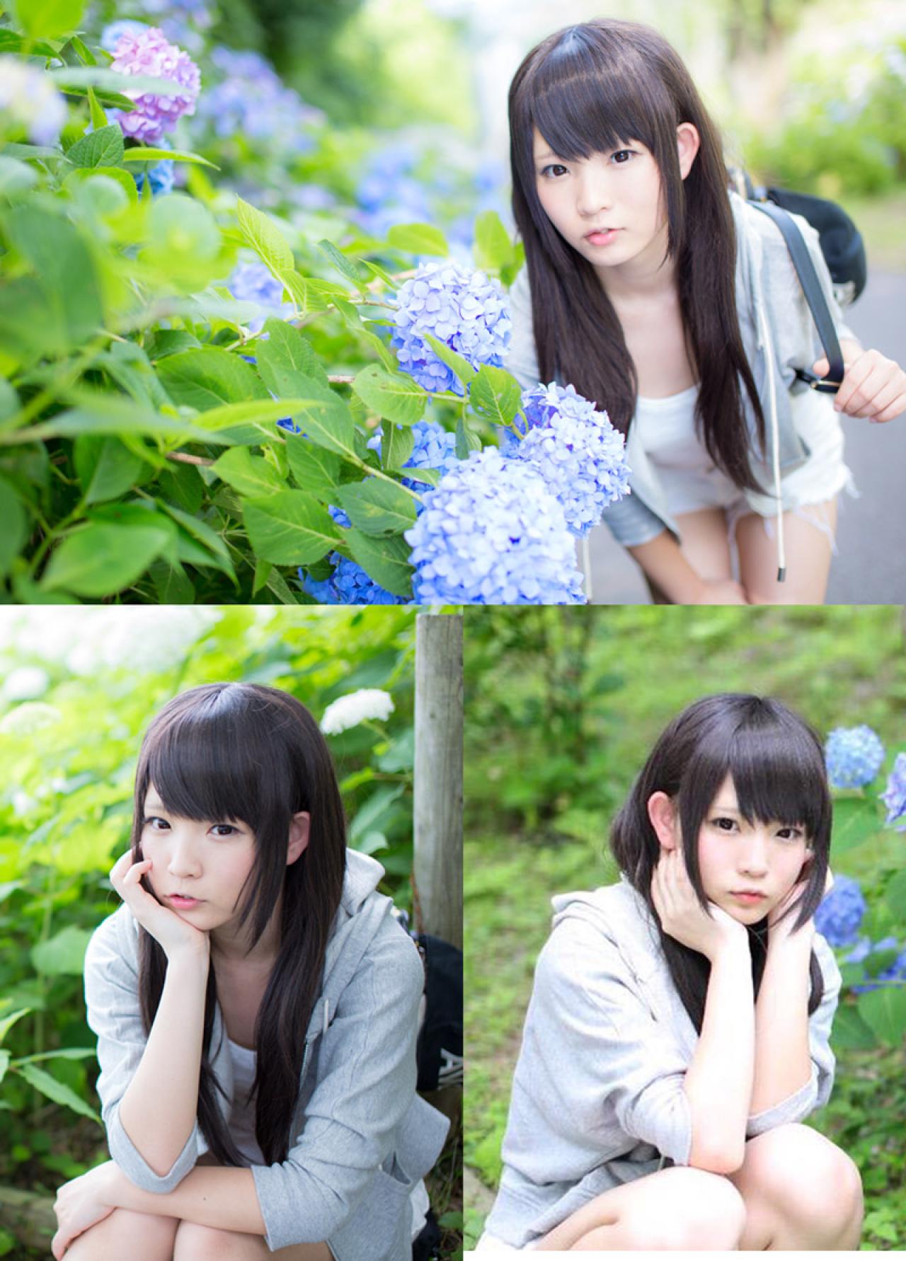 せん初夏紫阳花主题摆拍 预览图