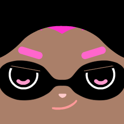 黑色头发深色皮肤的喷射战士Splatoon Inkling男孩头像