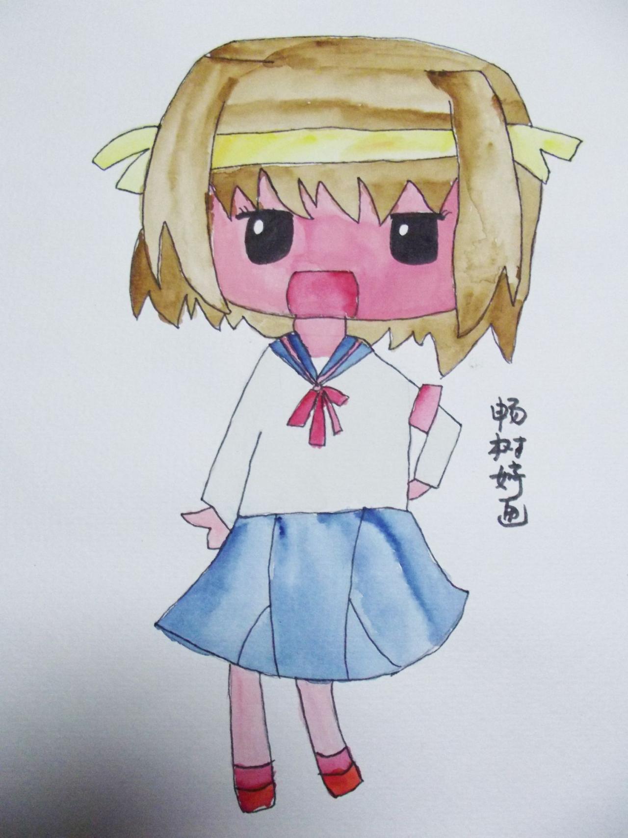 《凉宫春日的忧郁》Q版凉宫春日 畅树婷画