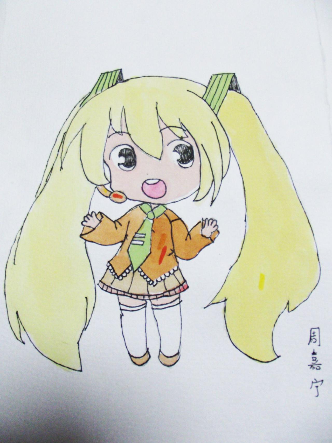 Q版初音 周嘉宁画