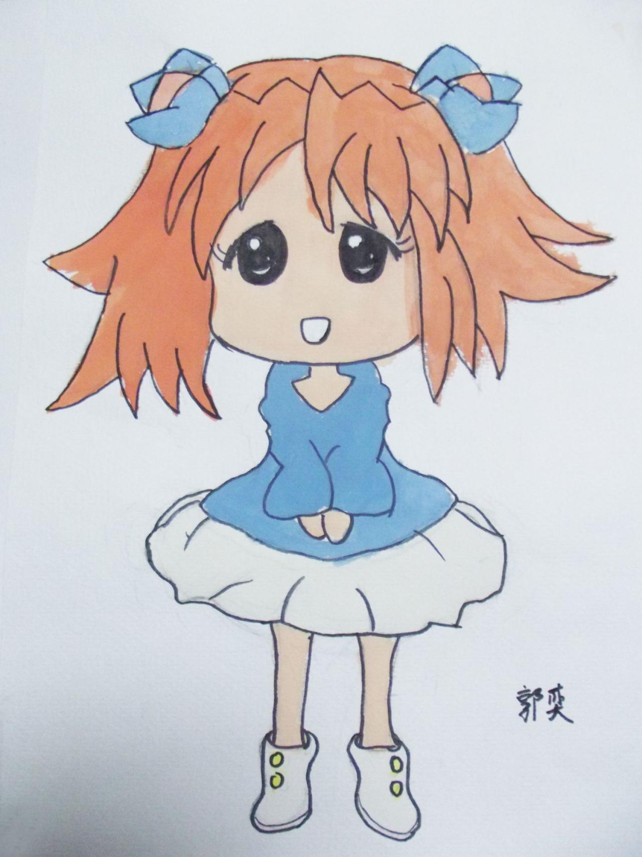 Q版女孩 郭奕画