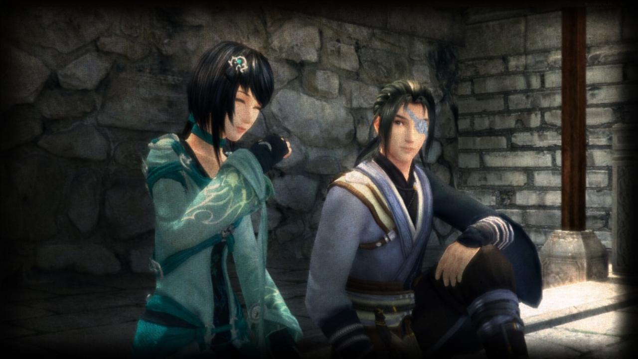 仙剑奇侠传六回忆画面中的越今朝和越祈