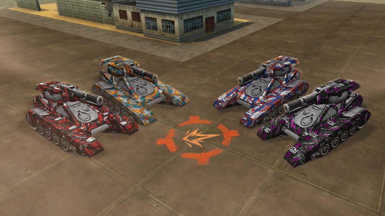 3D坦克电子竞技Star Series决赛的四支战队迷彩