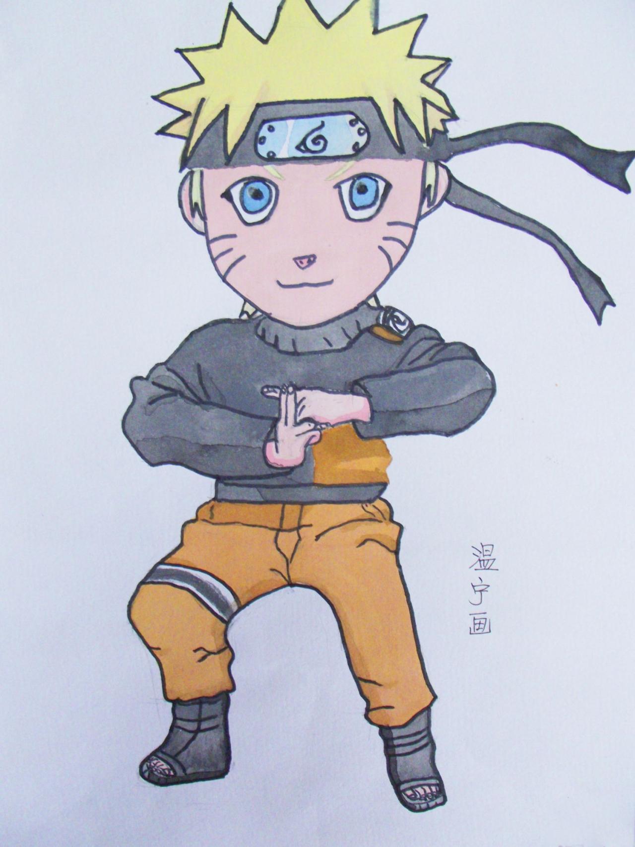 火影忍者漩涡鸣人 温宁画