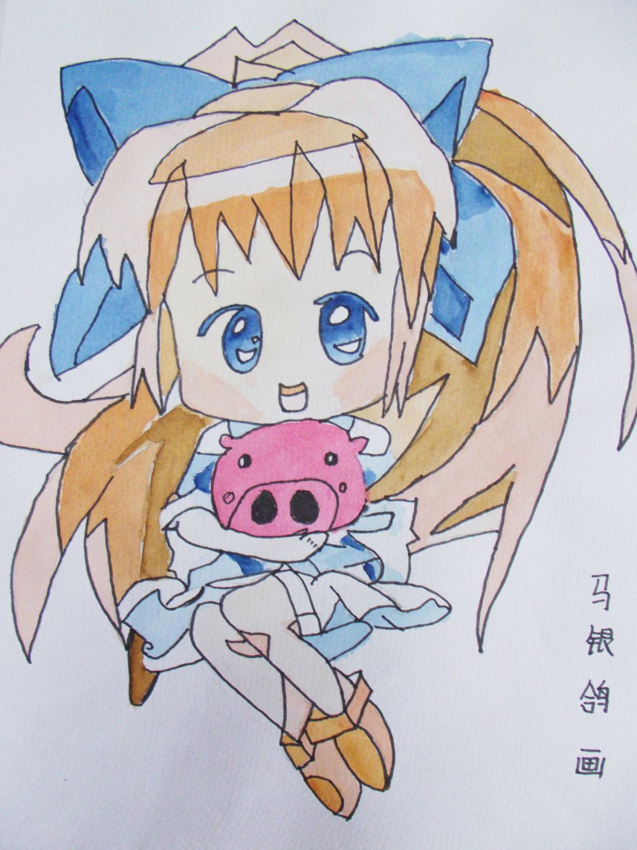 守护甜心新月 马银鸽画