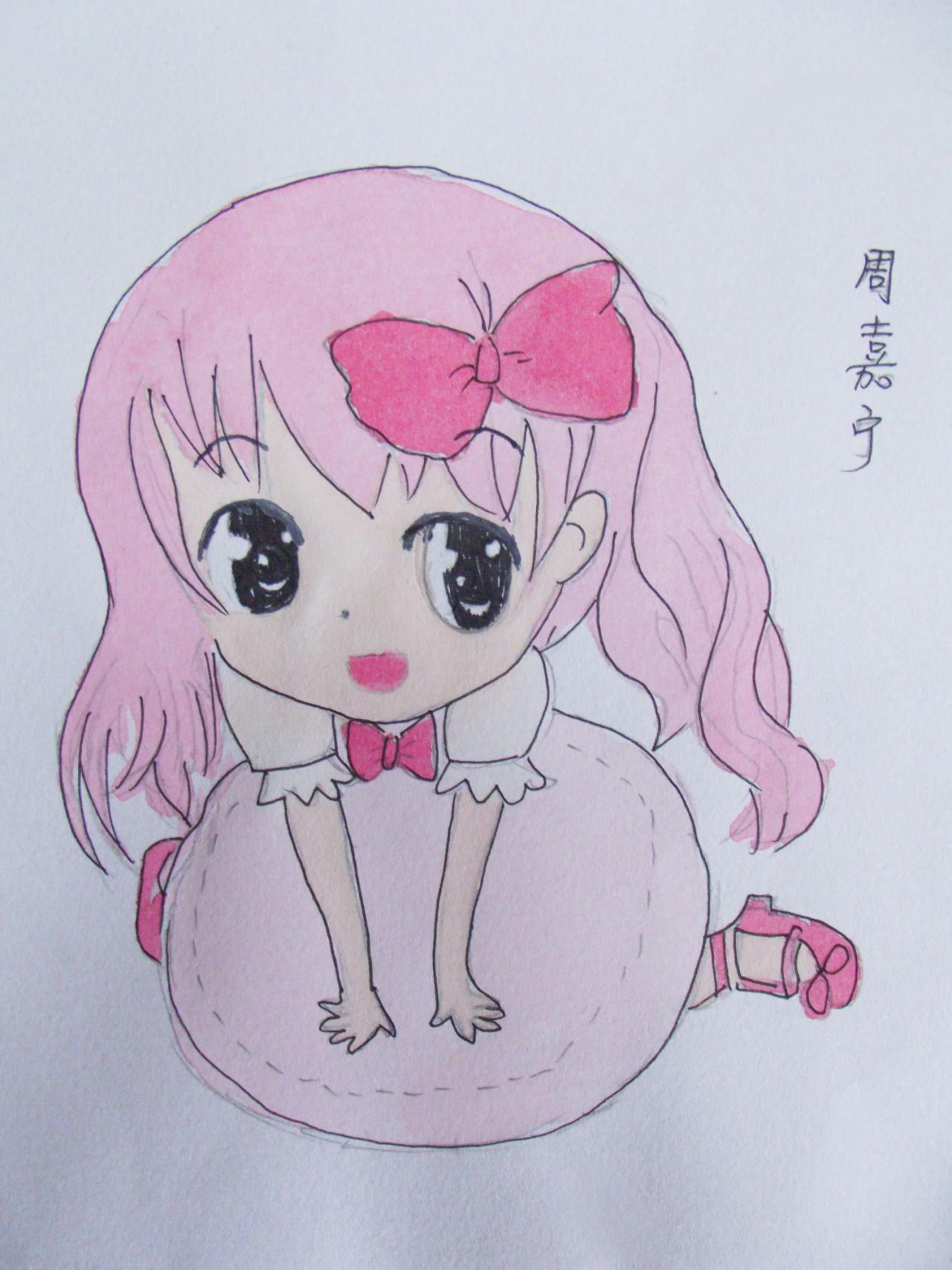 小女孩 周嘉宁画