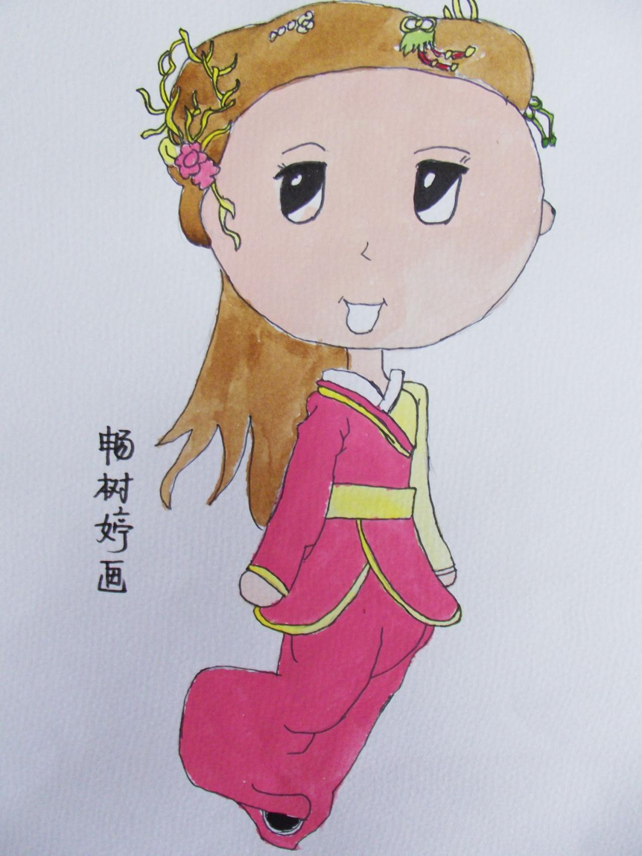 Q版女孩 畅树婷画