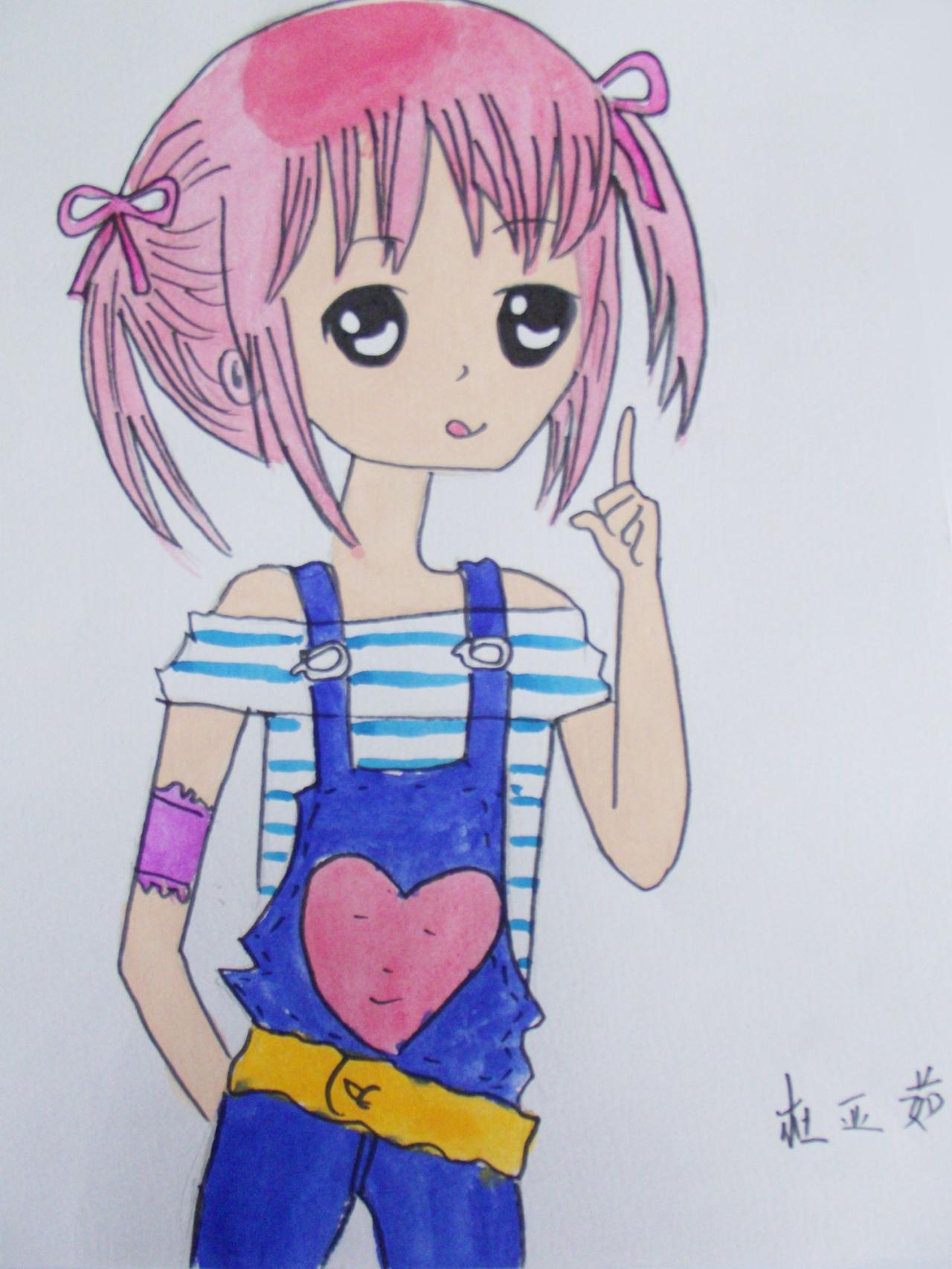 小女孩 杜亚茹画