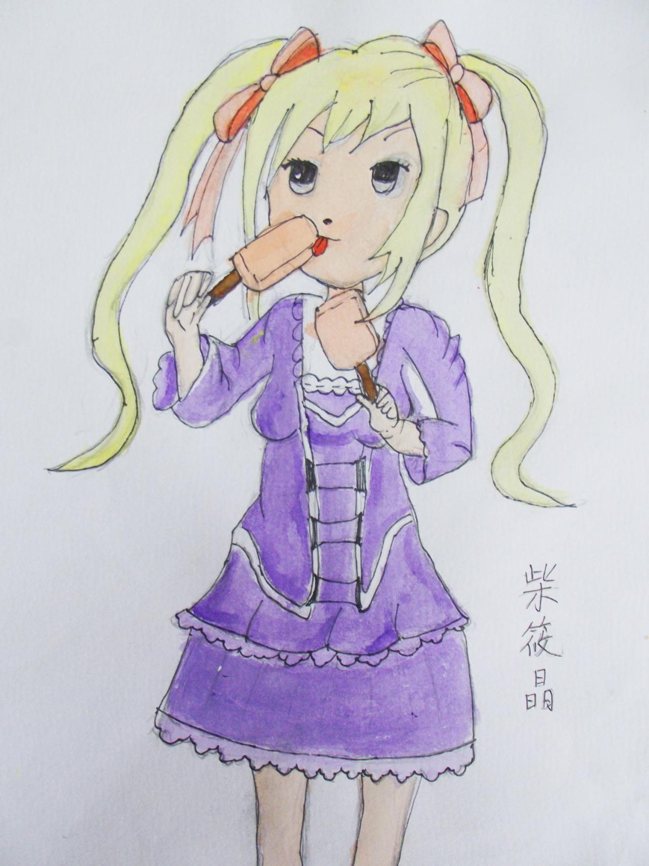 Q版女孩 柴筱晶画