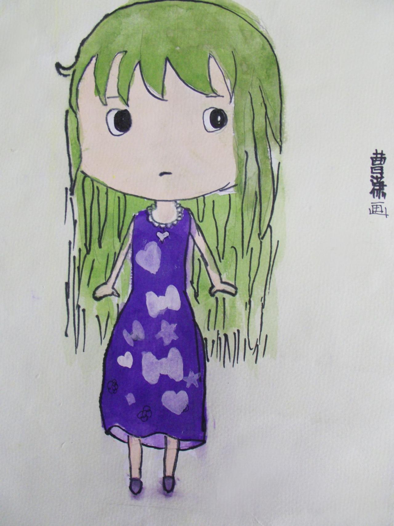 Q版女孩 曹潇画