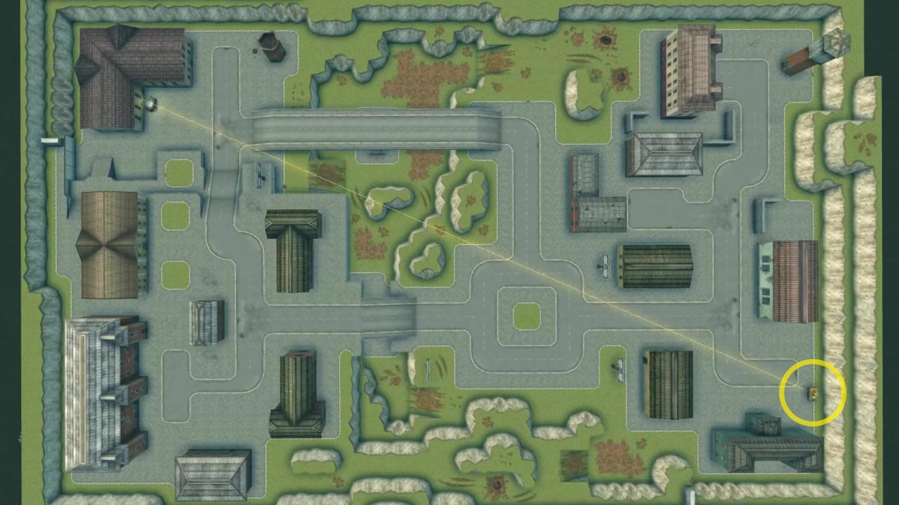 3D坦克山城3C地图适合狙击的点1