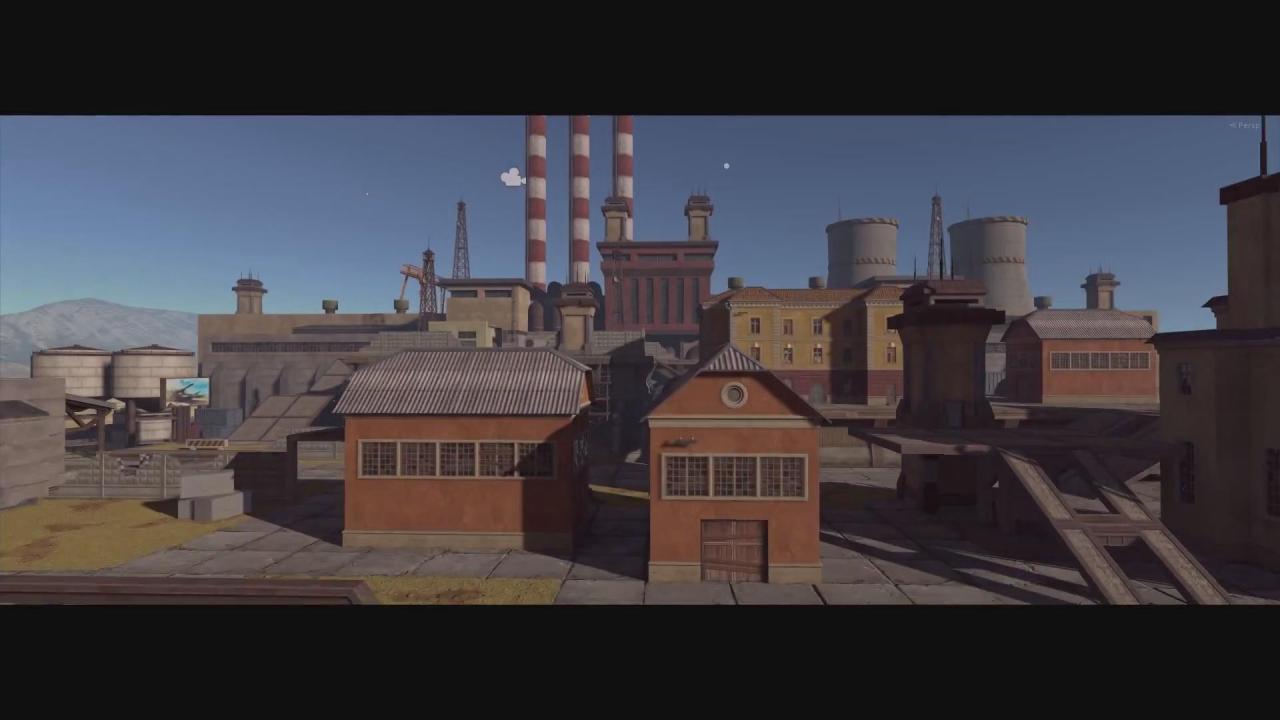 Unity版3D坦克寂静地图正视图