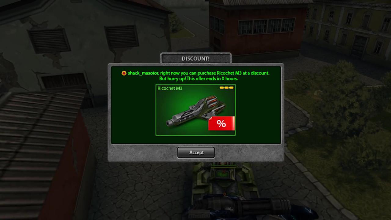 3D坦克个人折扣