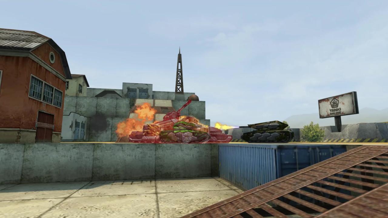 3D坦克‘幽灵’般夺取金水晶技巧演示