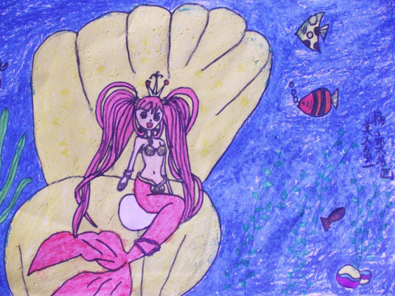 美人鱼 杨奕洁画