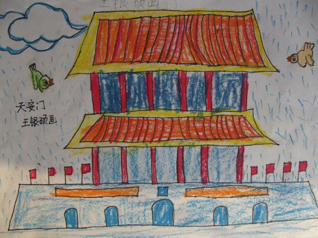 天安门 王银硕画