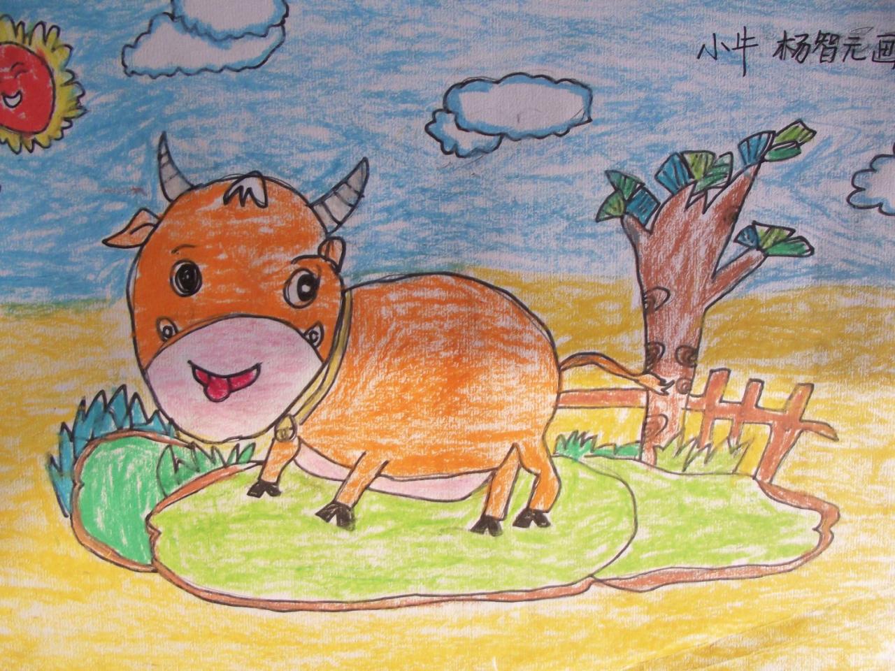 小牛 杨智元画