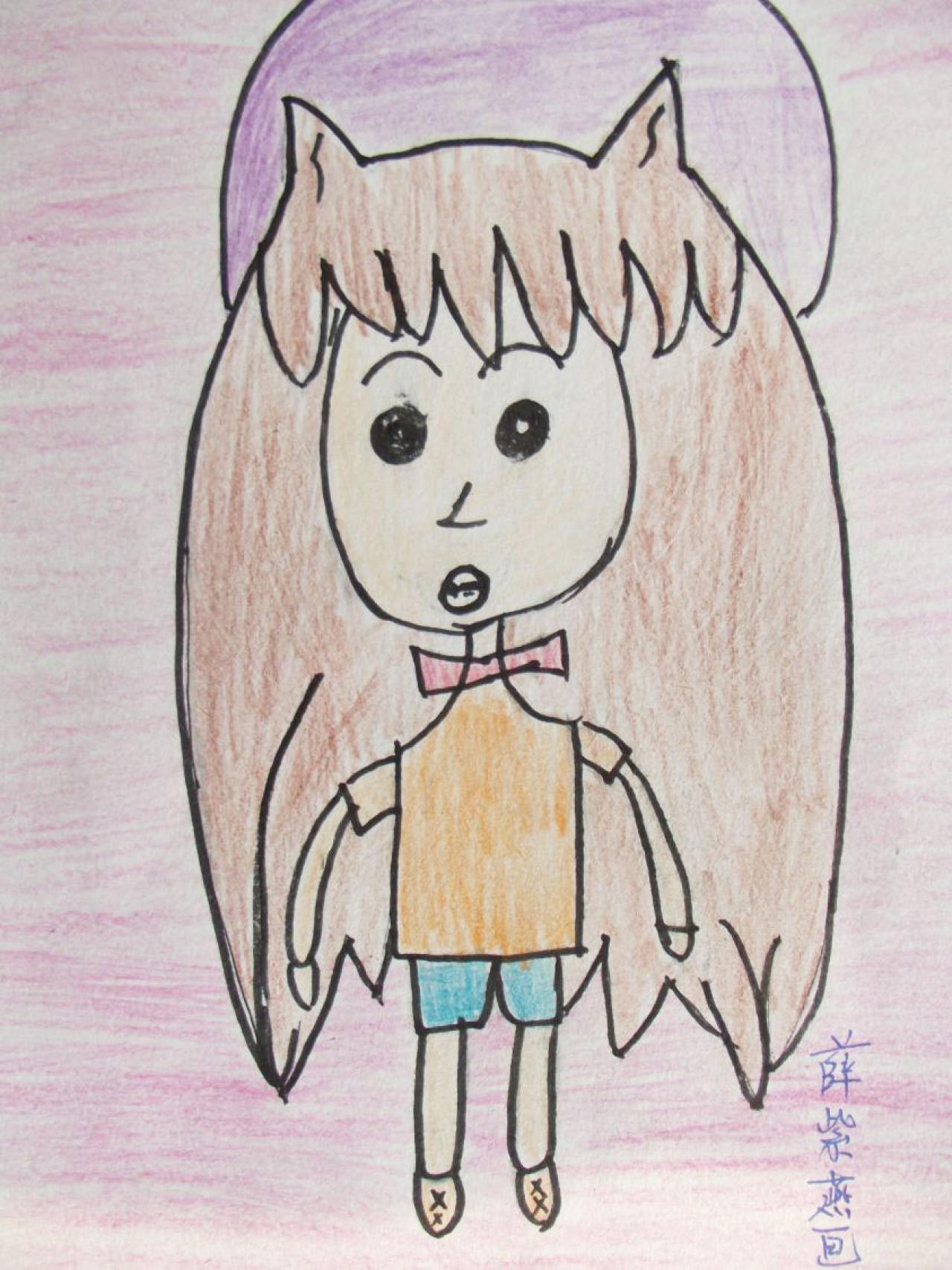 Q版女孩 薛紫燕画