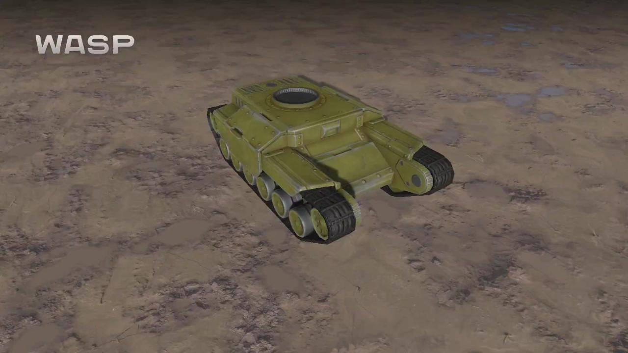 Unity新版3D坦克黄蜂底盘