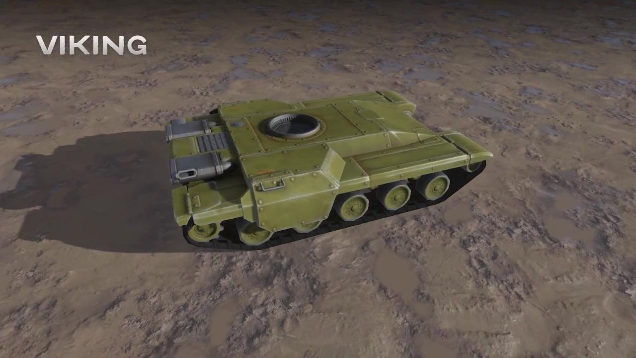 Unity新版3D坦克维京底盘