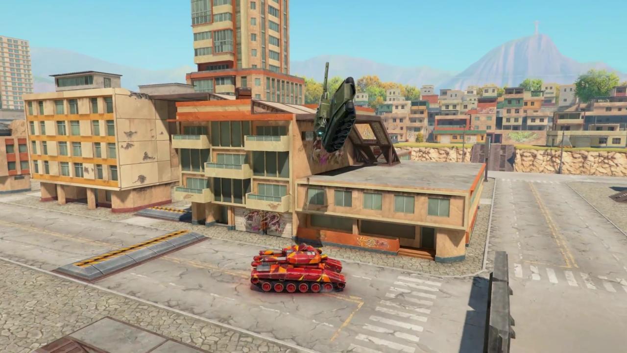 Unity新版3D坦克激光炮侧空翻特技