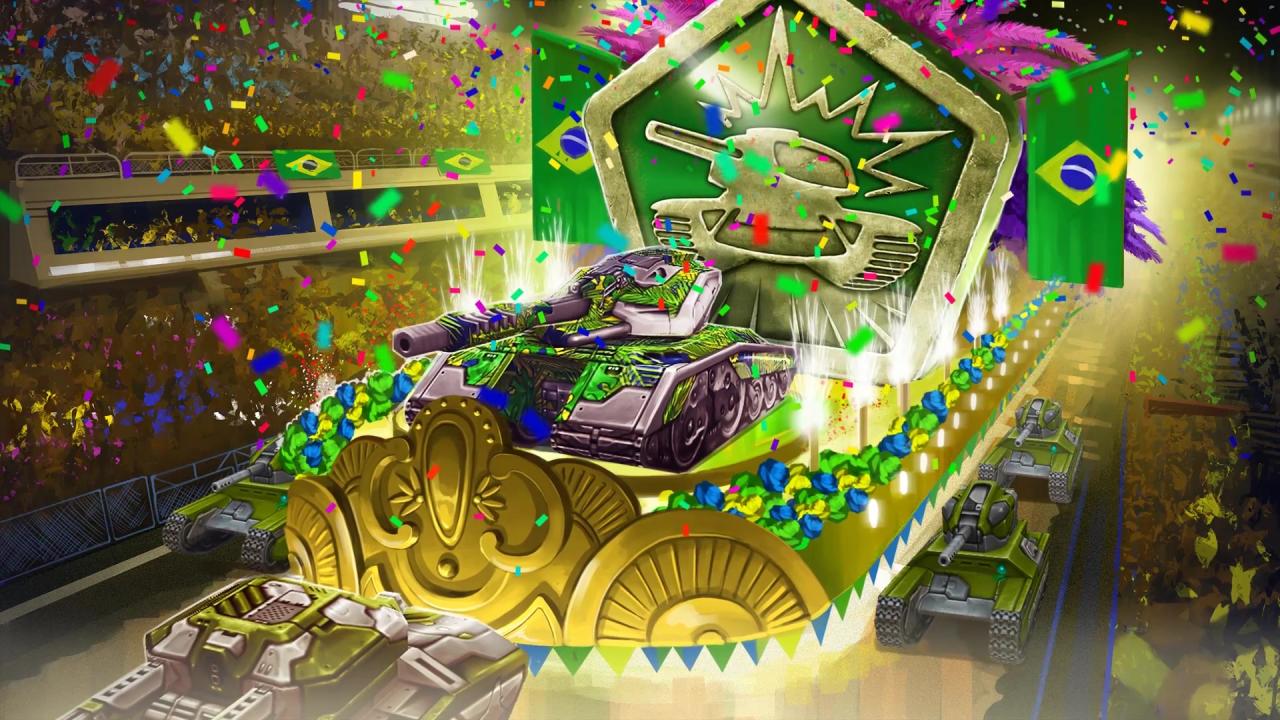 3D坦克巴西狂欢节壁纸