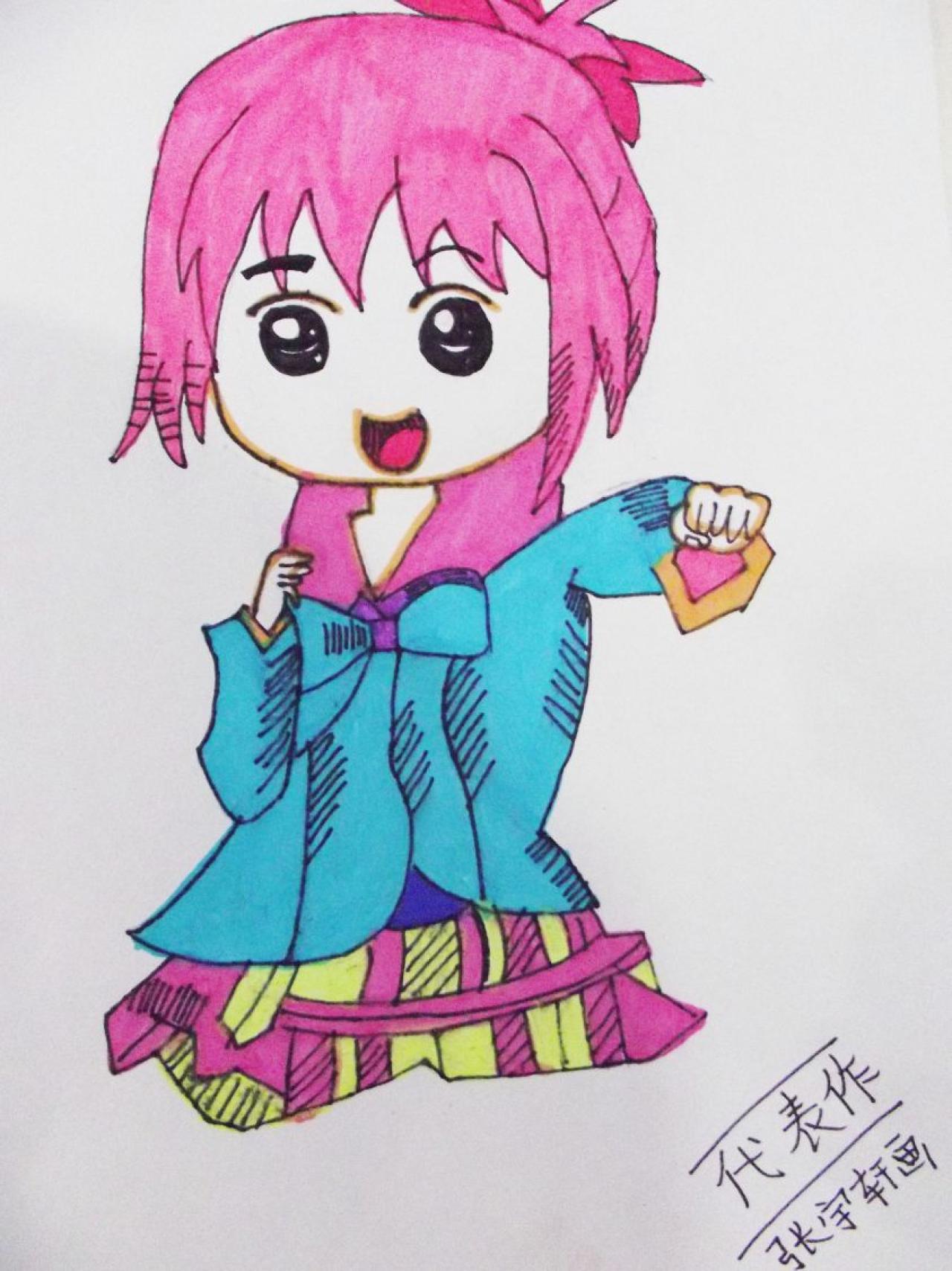 守护甜心折翼 张宇轩画