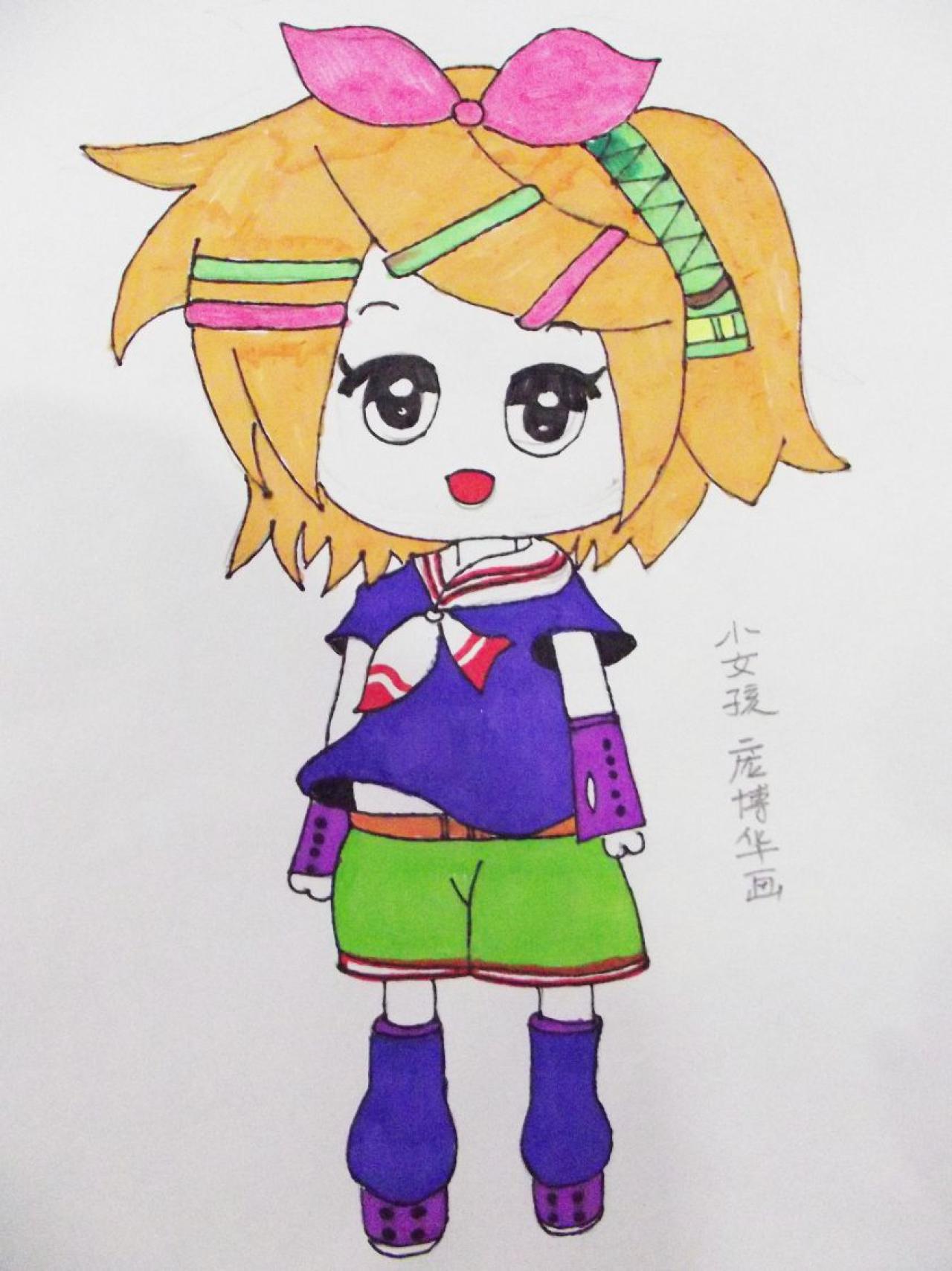 镜音铃 庞博华画