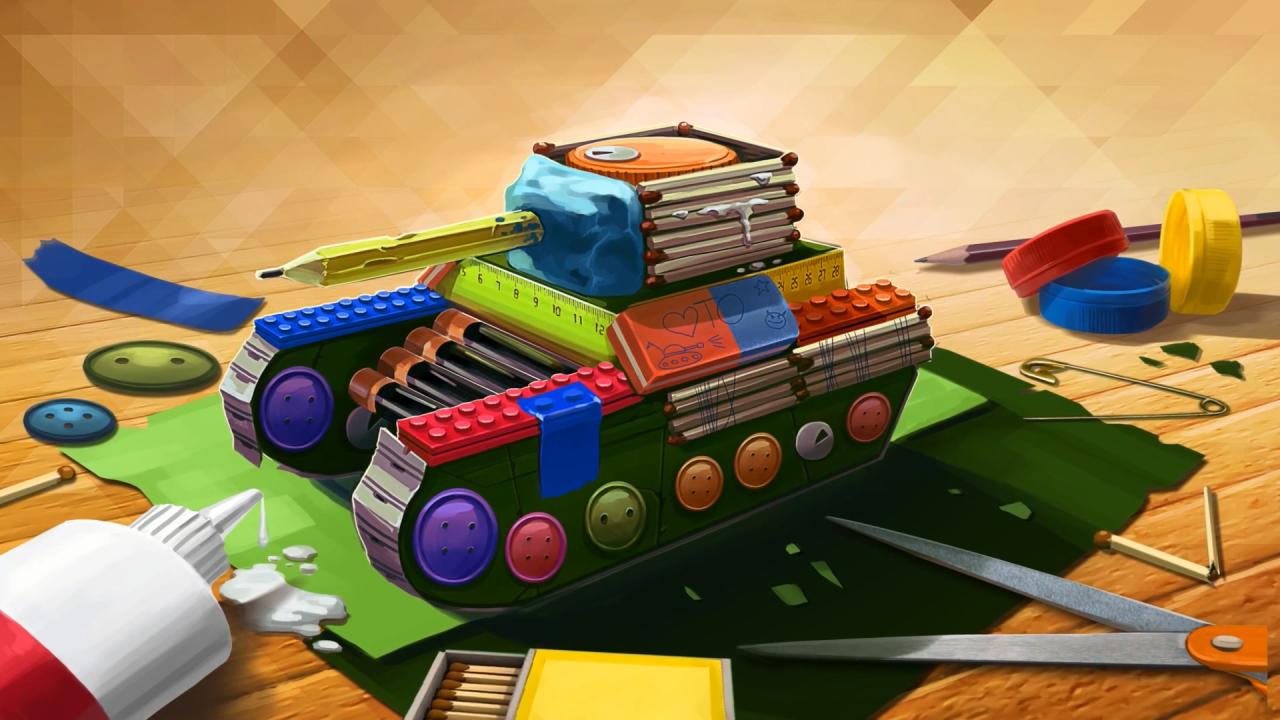 3D坦克工艺品大赛壁纸