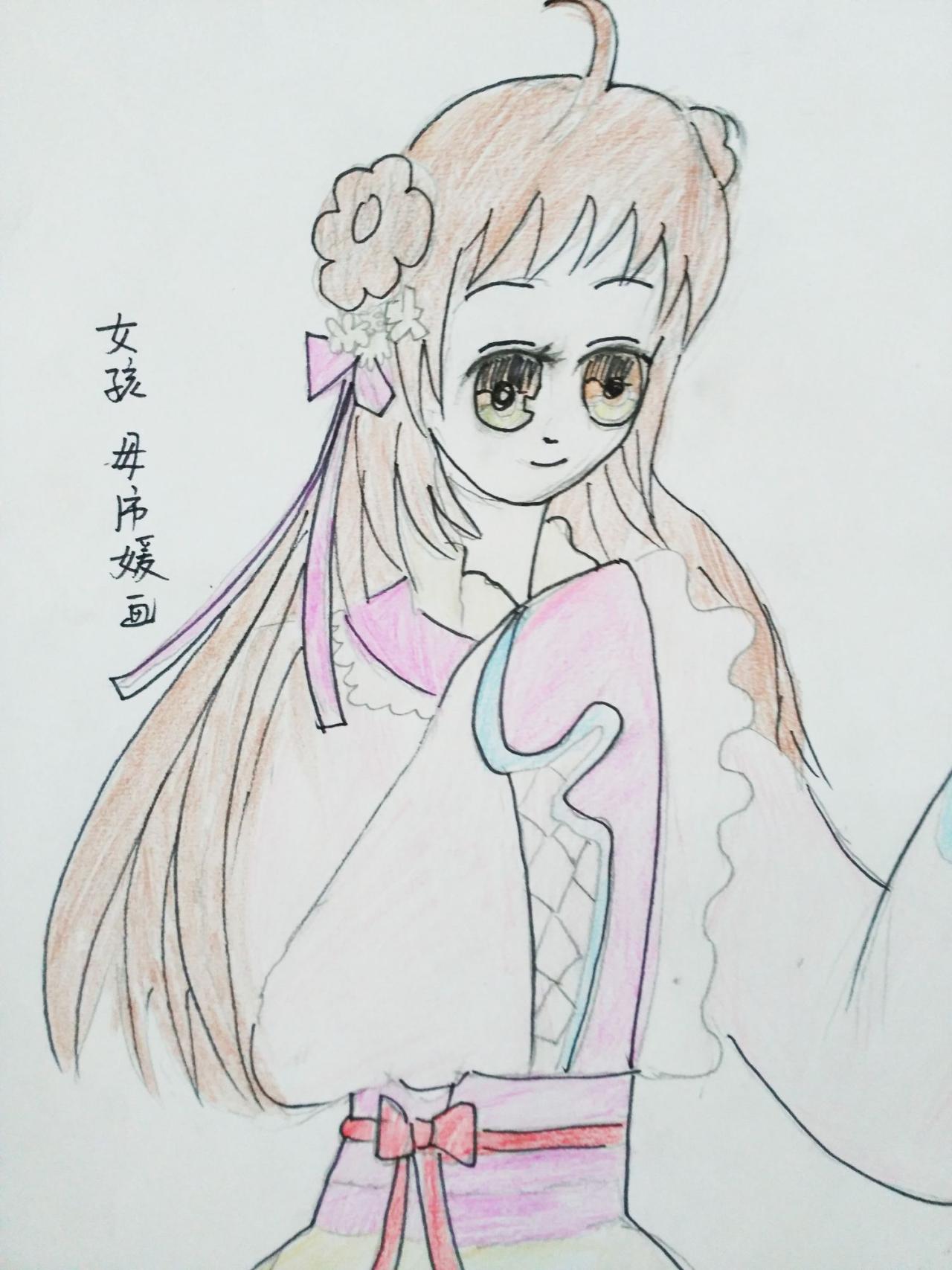 古装少女 毋沛媛画