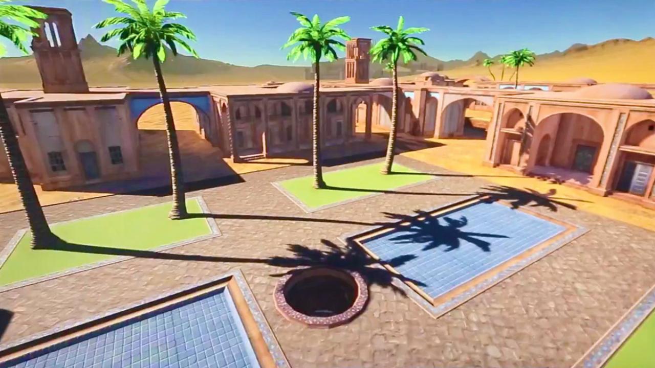 Unity新3D坦克新地图圣地之战伊朗中央广场