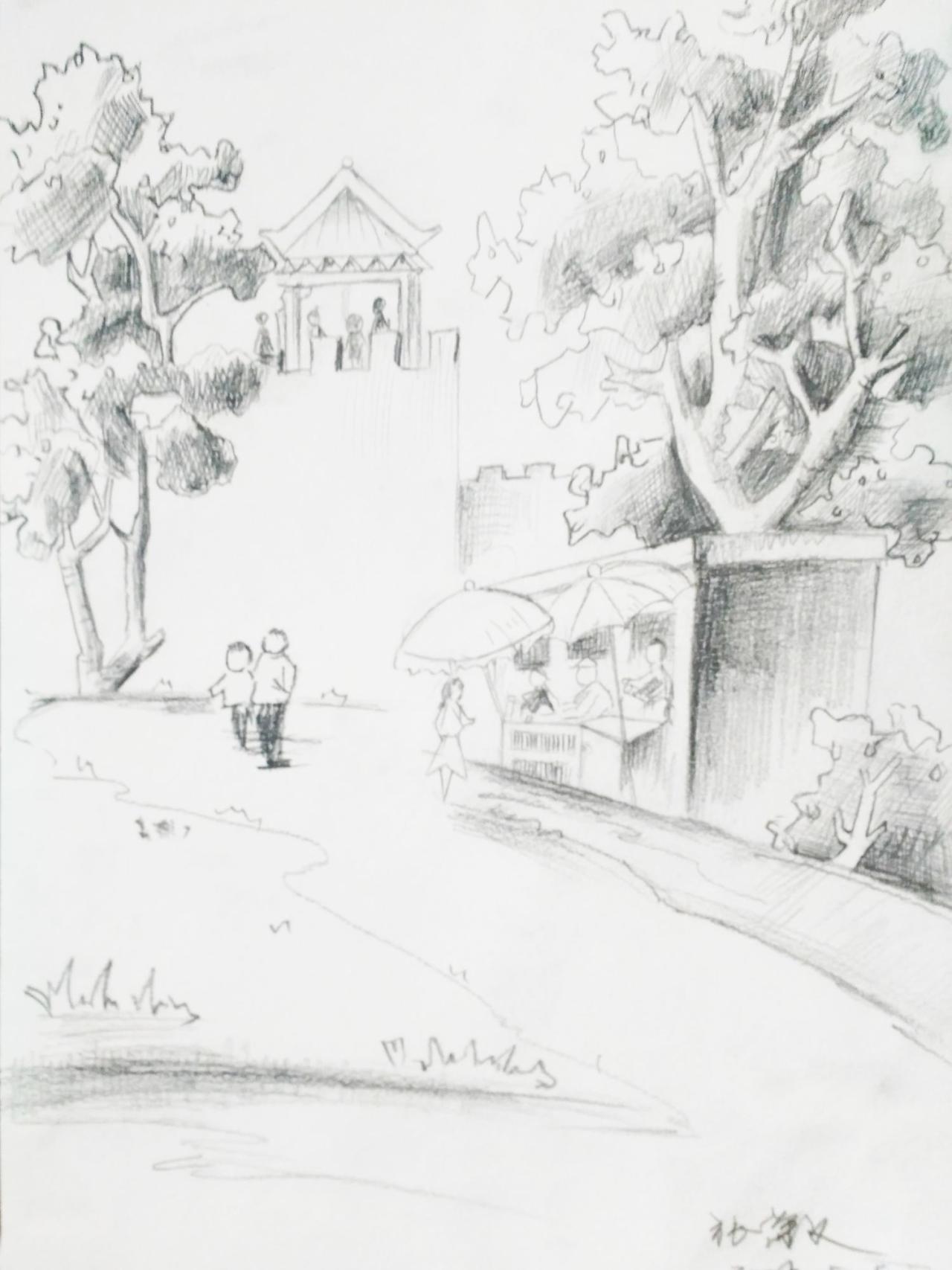 小卖店 张萧文画