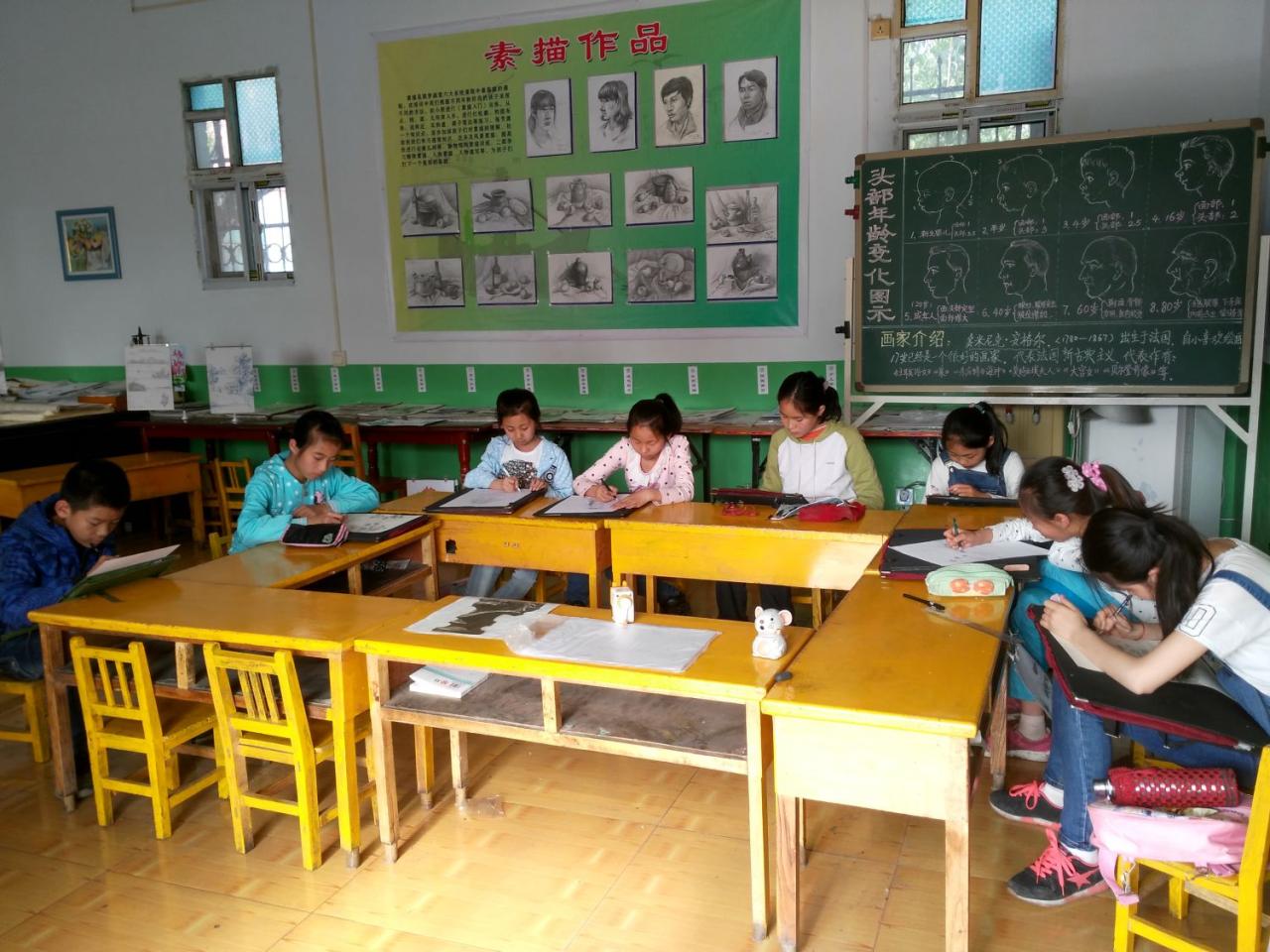 圆梦画室二部下午班学生课堂剪影