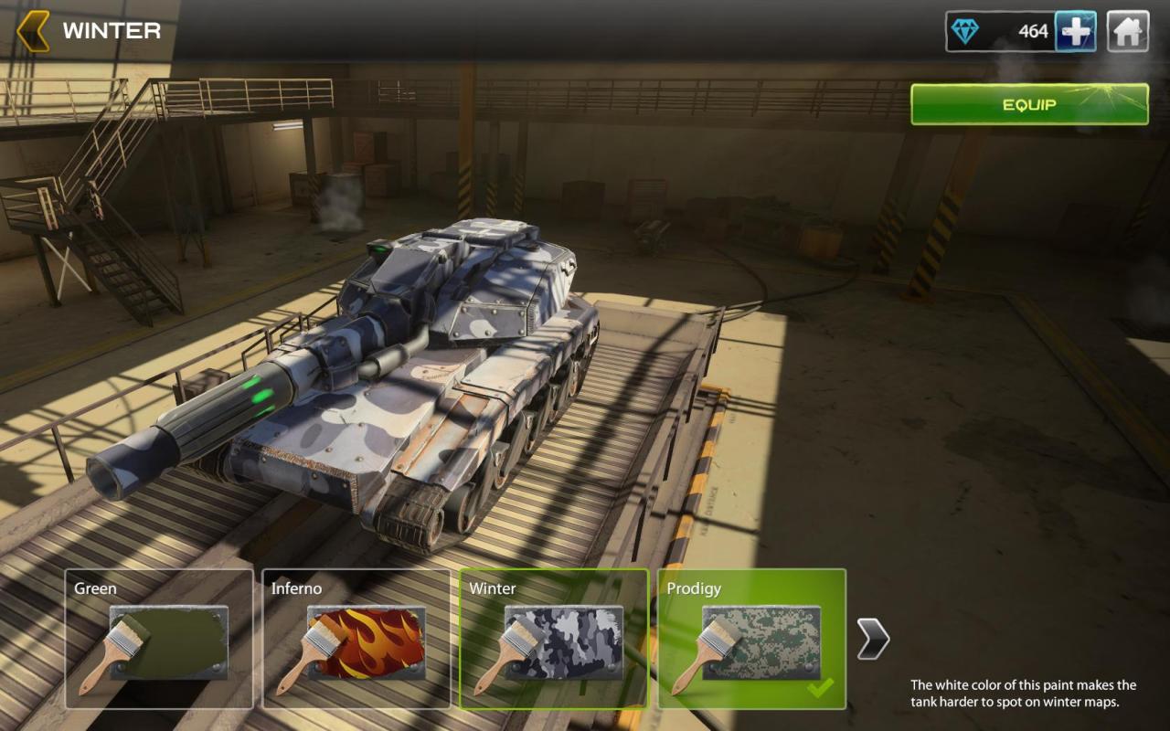 Unity新3D坦克冬天迷彩