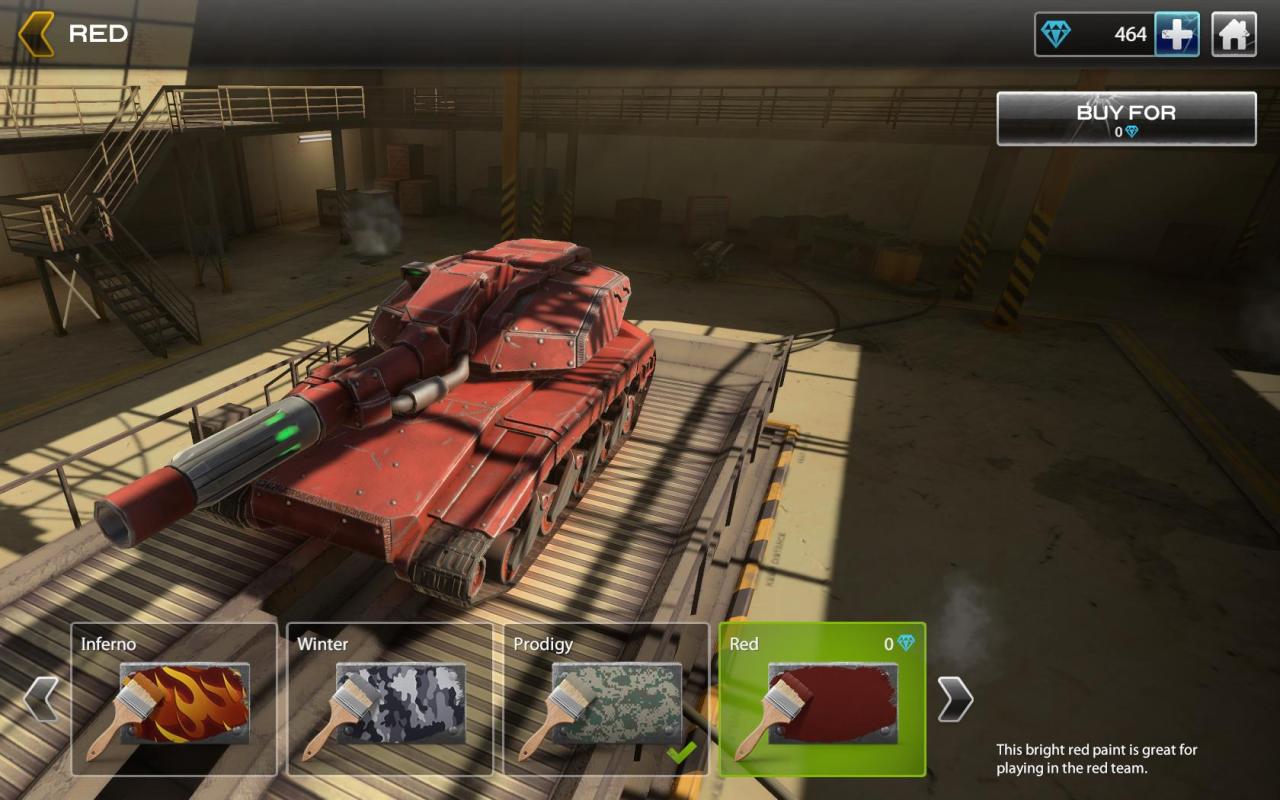 Unity新3D坦克红色迷彩