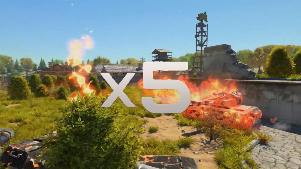 新3D坦克封闭测试平衡型调整阶段：5倍战场奖励