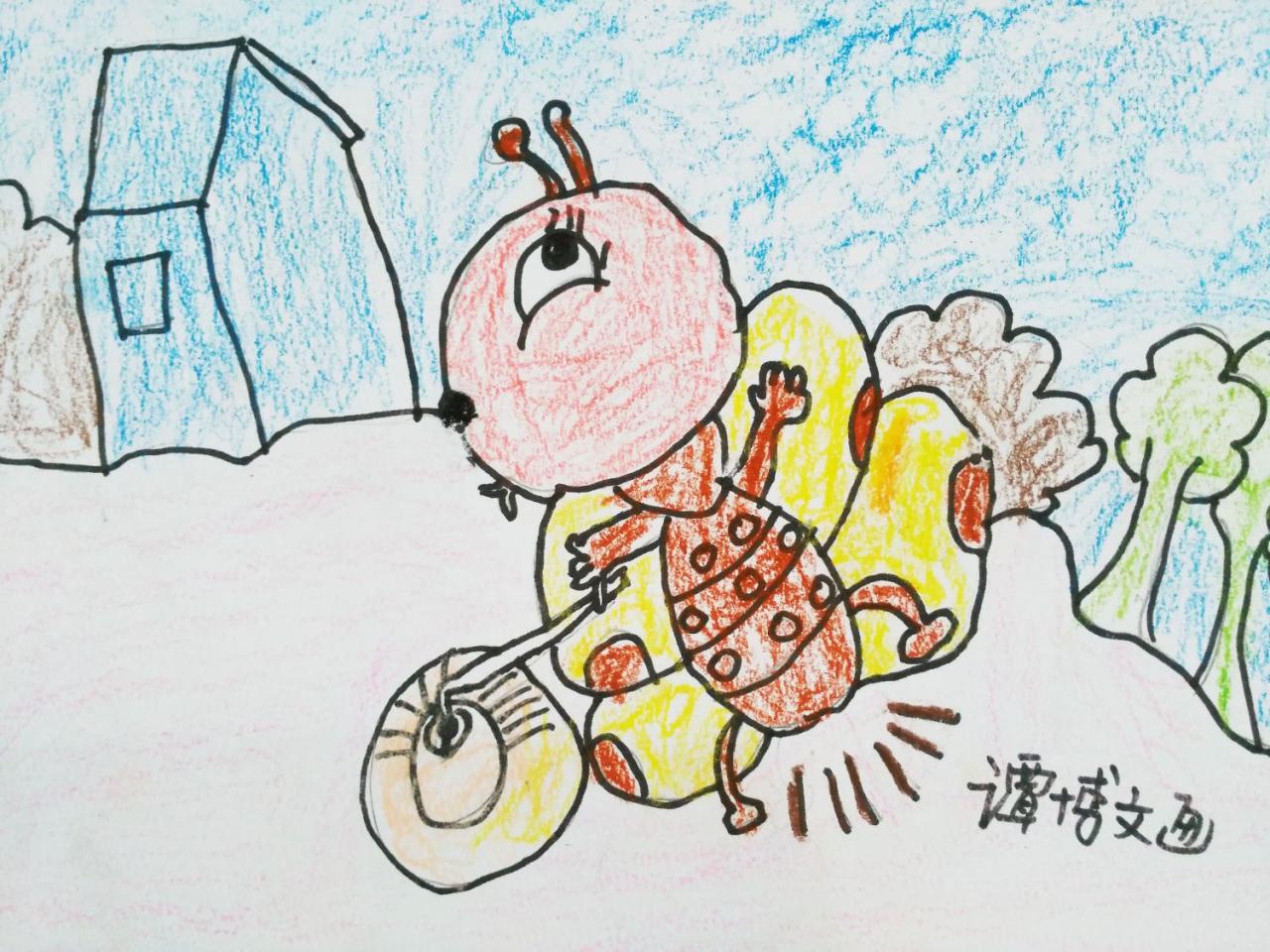 小蜜蜂 谭博文画