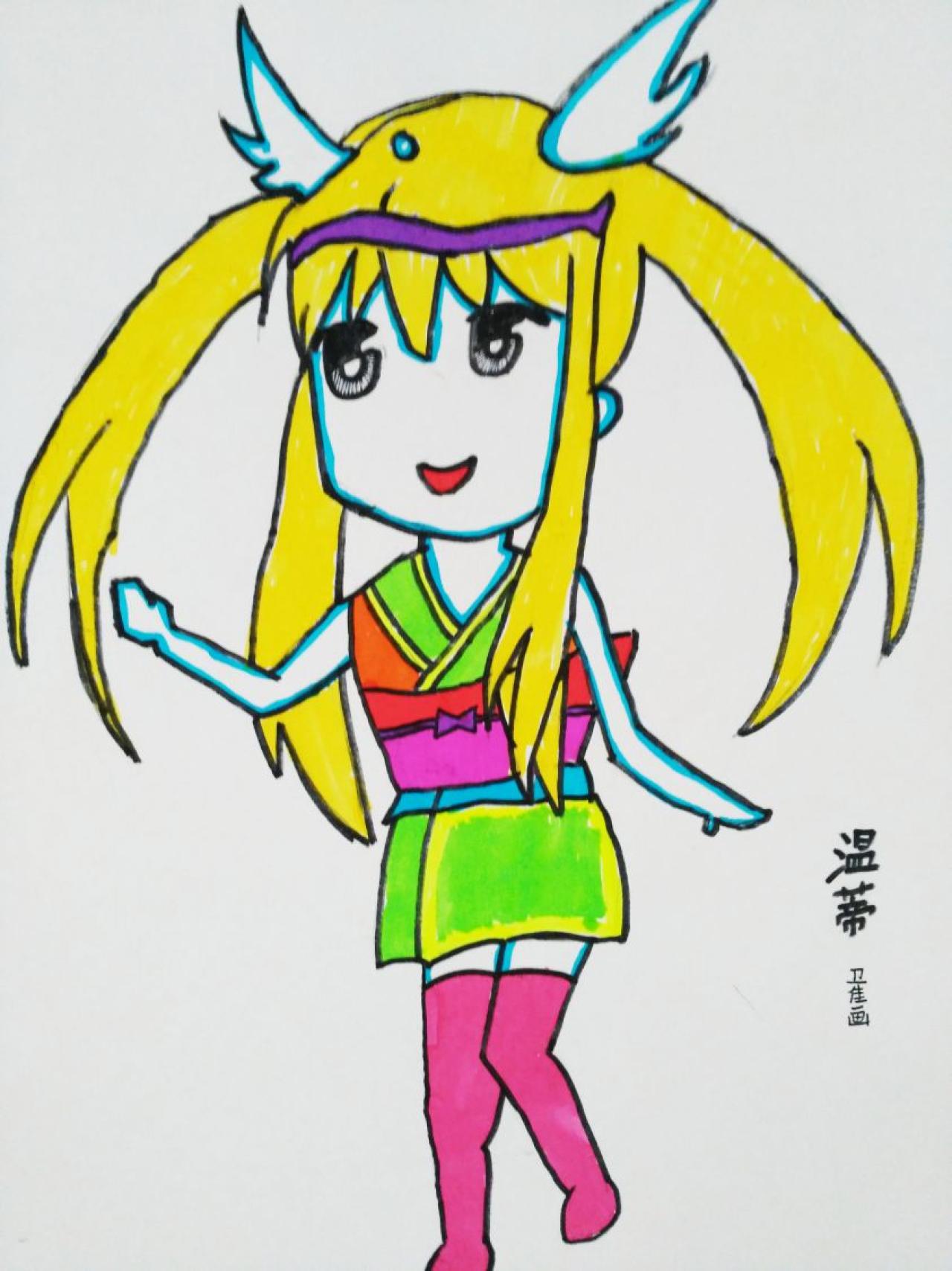 《妖精的尾巴》温蒂·玛贝尔 卫佳画