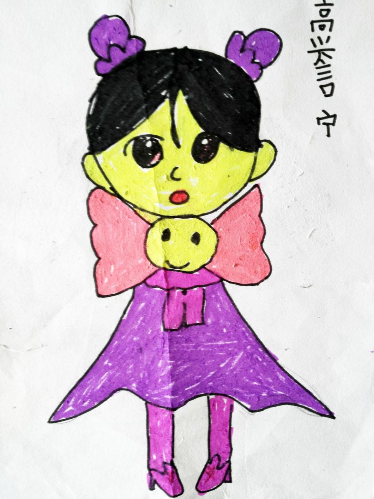 Q版女孩 高誉宁画