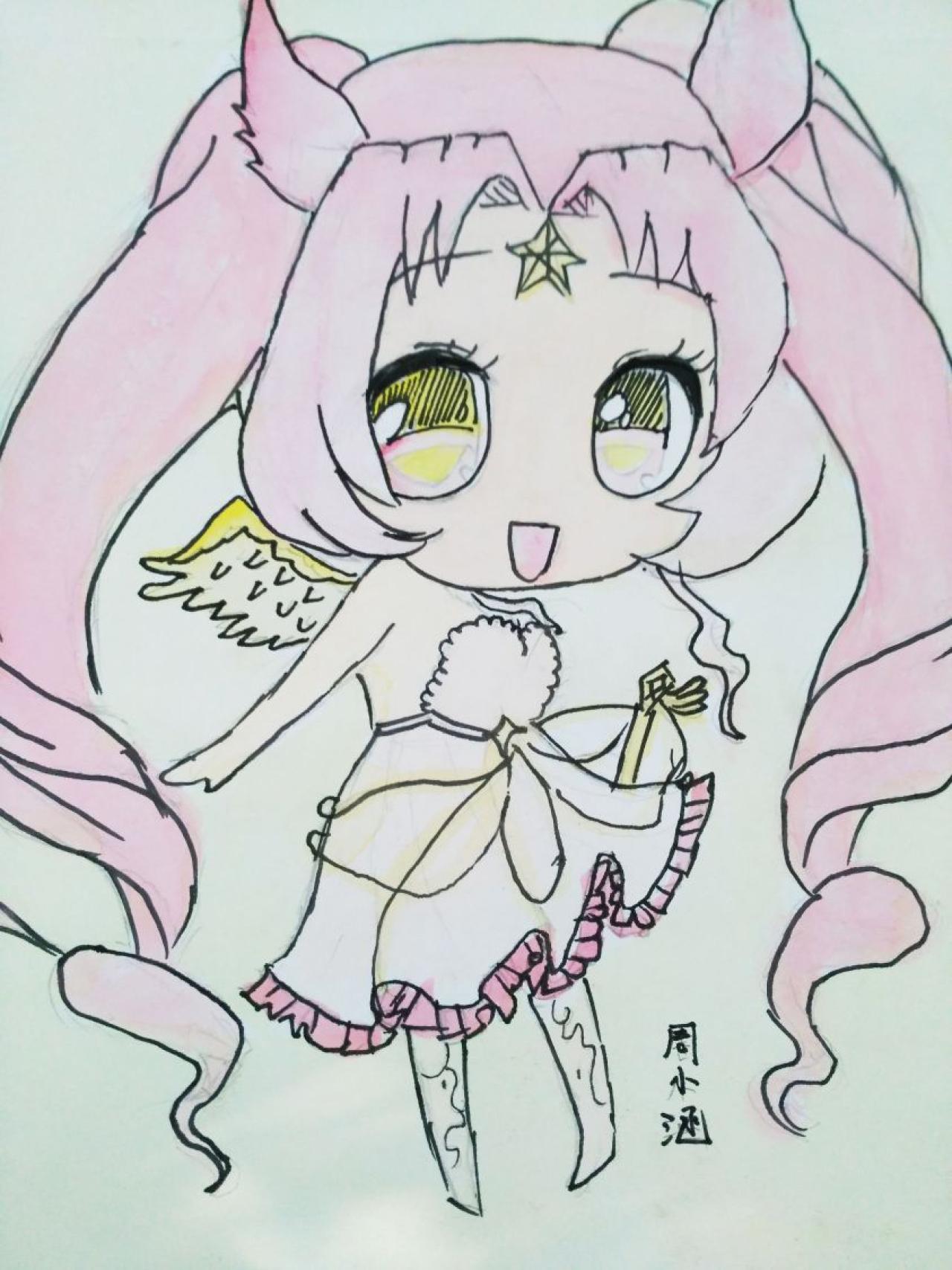 Q版女孩 周小涵画