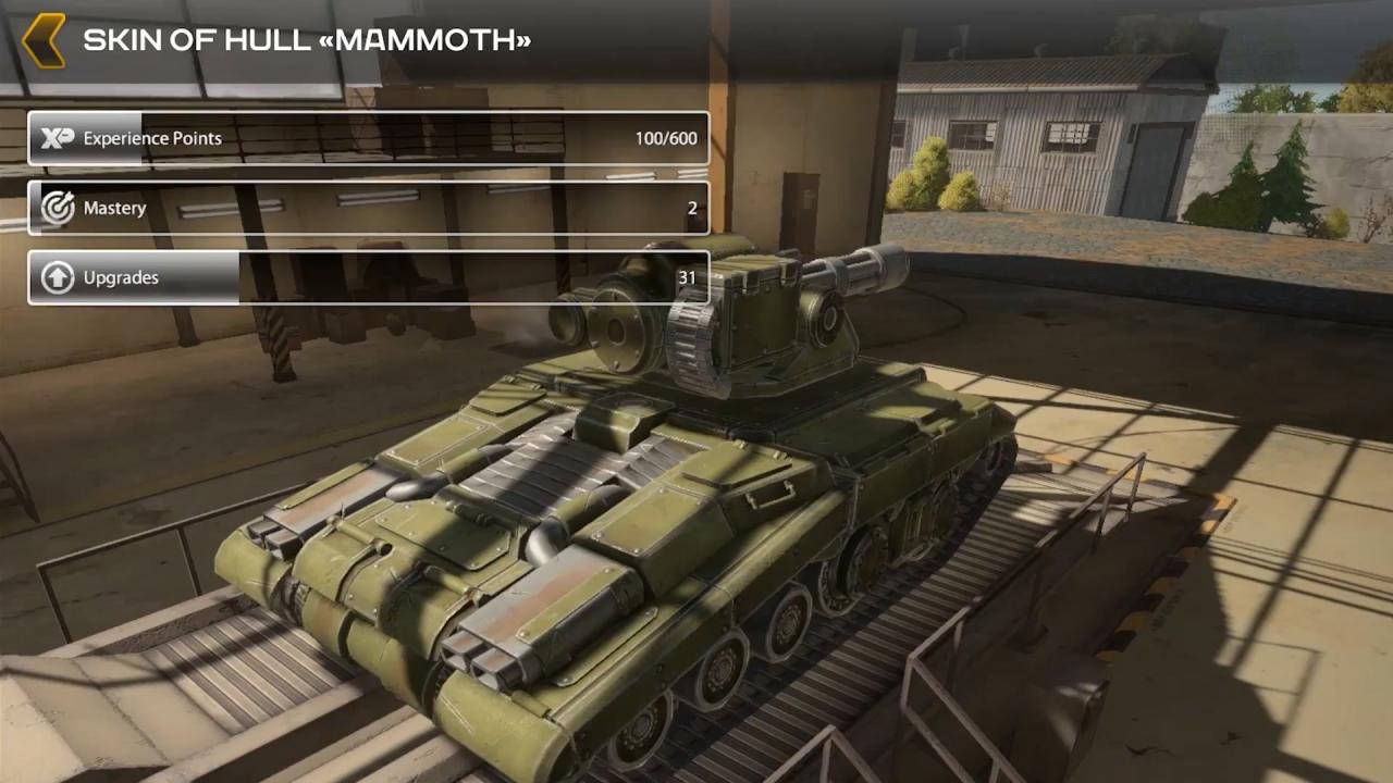 Unity新3D坦克的装备强化：包括经验值、熟练度和升级